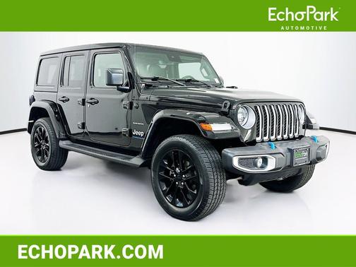 Black Clearcoat 2023 Jeep Wrangler 4xe Sahara