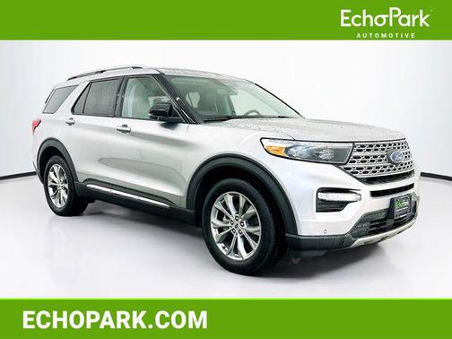 Iconic Silver Metallic 2021 Ford Explorer Limited