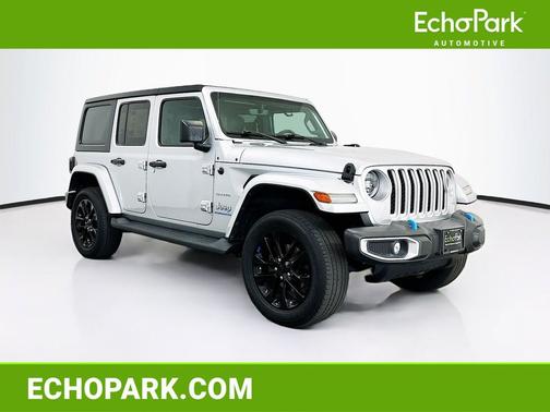 Silver Zynith Clearcoat 2023 Jeep Wrangler 4xe Sahara