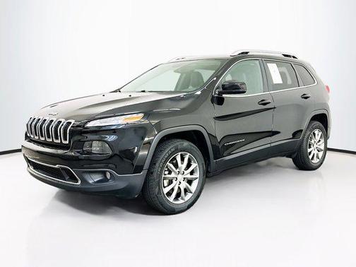 Diamond Black Crystal Pearlcoat 2018 Jeep Cherokee Limited