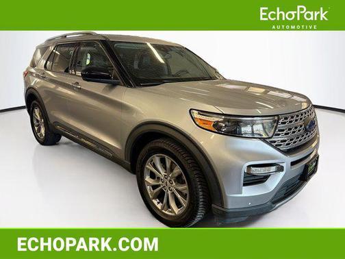 Iconic Silver Metallic 2023 Ford Explorer Limited
