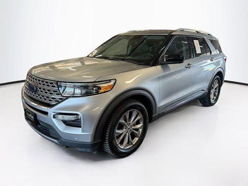 Iconic Silver Metallic 2023 Ford Explorer Limited