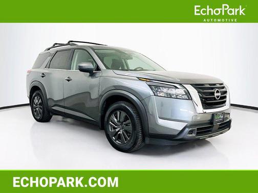 Gun Metallic 2023 Nissan Pathfinder SV 4WD