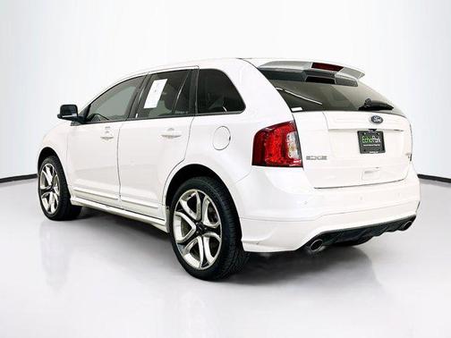 White Platinum Metallic Tri-Coat 2011 Ford Edge Sport