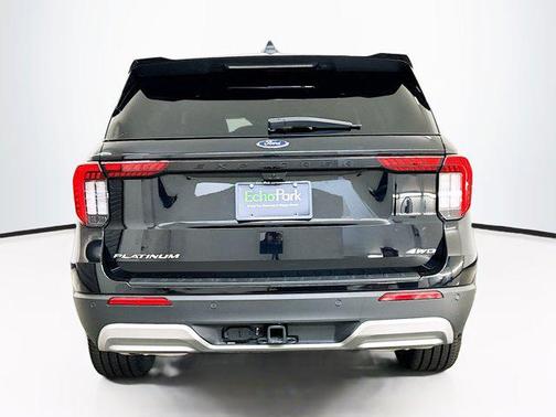 Agate Black Metallic 2025 Ford Explorer Platinum