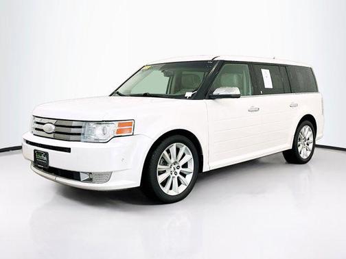 White Platinum Metallic Tri-Coat 2012 Ford Flex Limited w/EcoBoost
