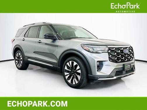 Carbonized Gray Metallic 2025 Ford Explorer Platinum