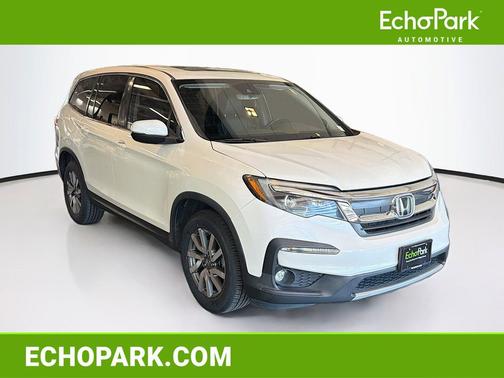 White Diamond Pearl 2019 Honda Pilot EX-L