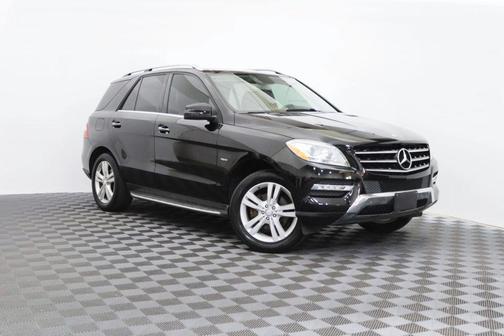 Black 2012 Mercedes-Benz M-Class 4MATIC