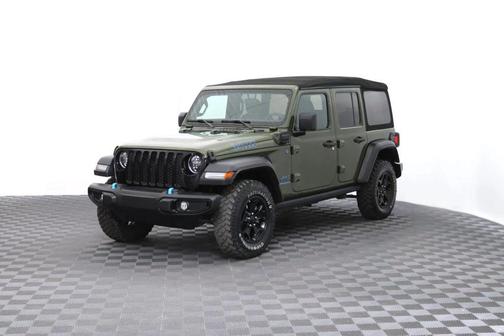 Sarge Green Clearcoat 2023 Jeep Wrangler 4xe Willys