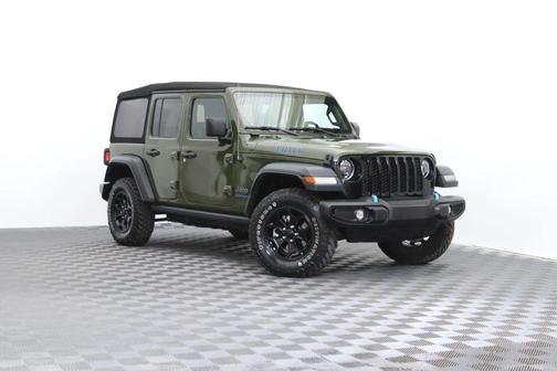 Sarge Green Clearcoat 2023 Jeep Wrangler 4xe Willys