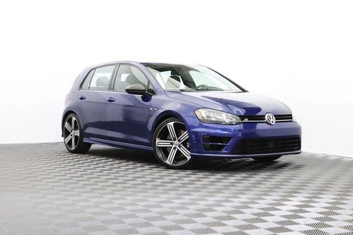 Blue 2016 Volkswagen Golf R Base