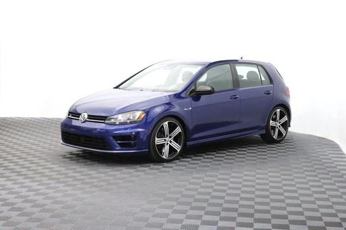 Blue 2016 Volkswagen Golf R Base