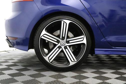 Blue 2016 Volkswagen Golf R Base