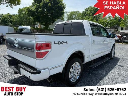 White Platinum Metallic Tri-Coat 2013 Ford F-150 Platinum