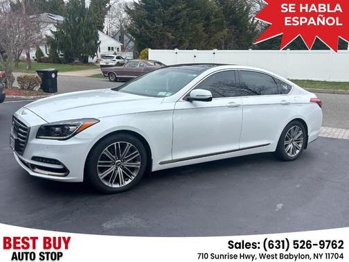 Casablanca White 2019 Genesis G80 3.8