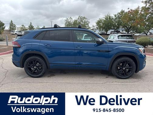 Mountain  Lake Blue Metallic 2026 Volkswagen Atlas Cross Sport 2.0T SEL R-Line Black