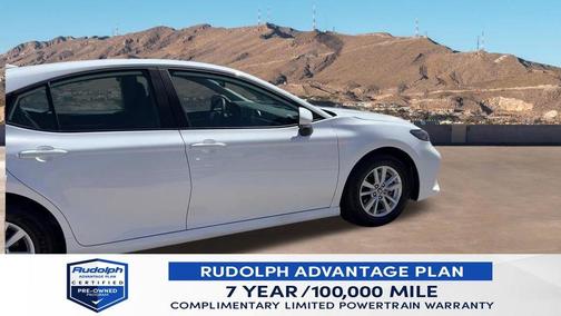 White 2025 Toyota Camry LE