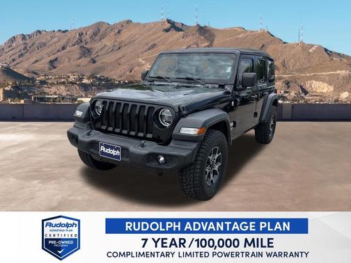 Black Clearcoat 2021 Jeep Wrangler Unlimited Sport