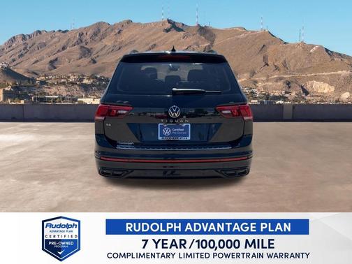 Deep Black Pearl Effect 2023 Volkswagen Tiguan 2.0T SE R-Line Black