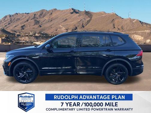 Deep Black Pearl Effect 2023 Volkswagen Tiguan 2.0T SE R-Line Black