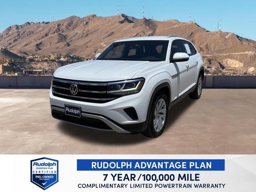 Pure White 2020 Volkswagen Atlas Cross Sport 3.6L V6 SE w/Technology