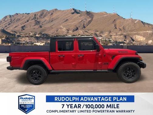 Firecracker Red Clearcoat 2022 Jeep Gladiator Sport