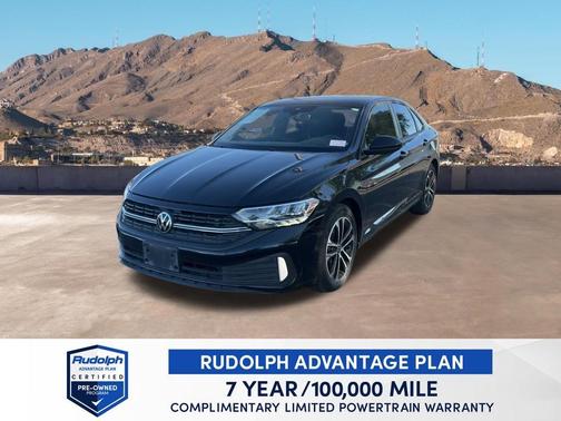 Deep Black Pearl Effect 2024 Volkswagen Jetta 1.5T Sport