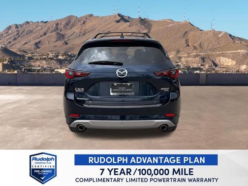Deep Crystal Blue Mica 2025 Mazda CX-5 2.5 Turbo Signature