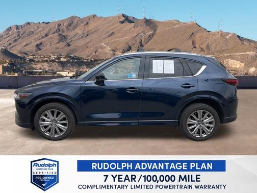 Deep Crystal Blue Mica 2025 Mazda CX-5 2.5 Turbo Signature