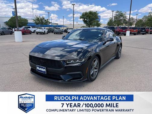 Shadow Black 2024 Ford Mustang EcoBoost