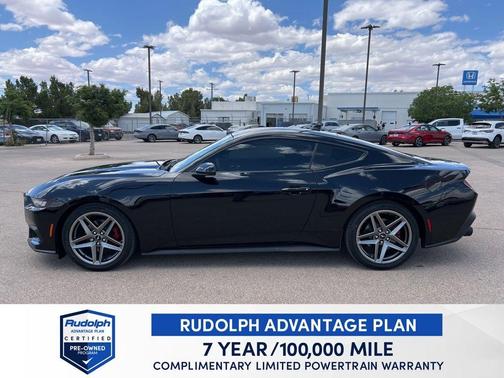 Shadow Black 2024 Ford Mustang EcoBoost