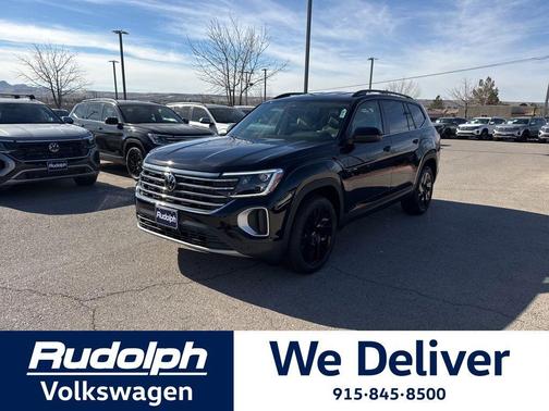 Deep Black Pearl Effect 2026 Volkswagen Atlas 2.0T SE W/TECHNOLOGY