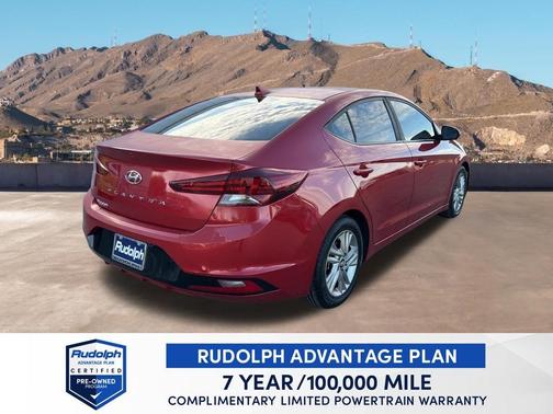 Scarlet Red 2019 Hyundai ELANTRA Value Edition