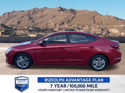Scarlet Red 2019 Hyundai ELANTRA Value Edition