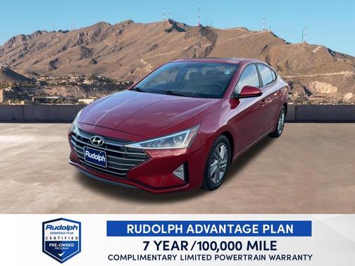 Scarlet Red 2019 Hyundai ELANTRA Value Edition