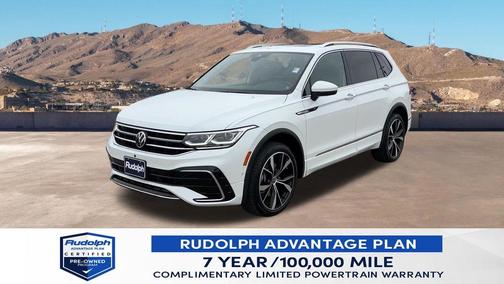 Opal White Pearl Effect 2023 Volkswagen Tiguan 2.0T SEL R-Line