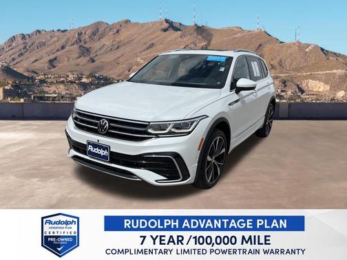 Opal White Pearl Effect 2023 Volkswagen Tiguan 2.0T SEL R-Line