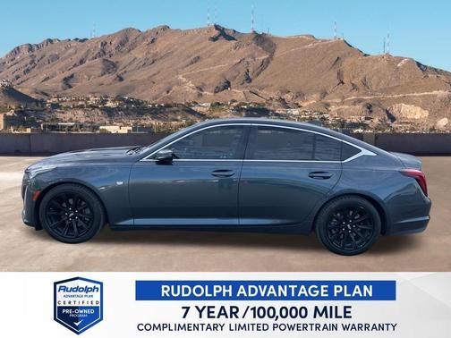 Shadow Metallic 2021 Cadillac CT5 Luxury RWD
