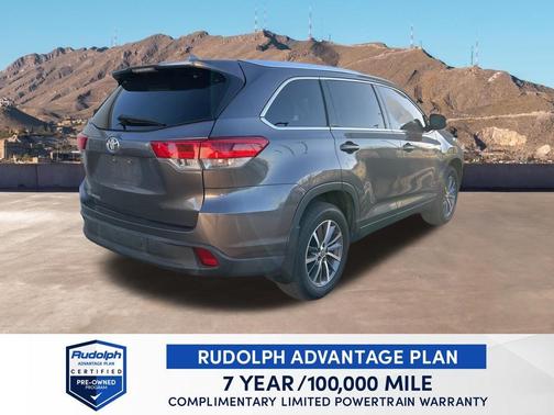 Gray 2019 Toyota Highlander XLE