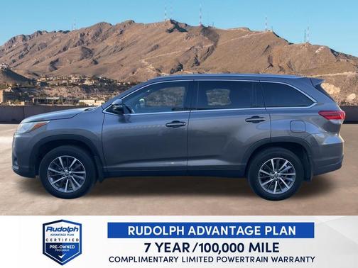 Gray 2019 Toyota Highlander XLE