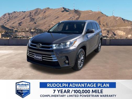 Gray 2019 Toyota Highlander XLE