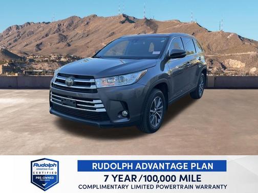 Gray 2019 Toyota Highlander XLE
