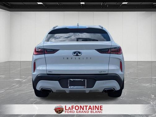 Majestic White 2023 INFINITI QX55 SENSORY