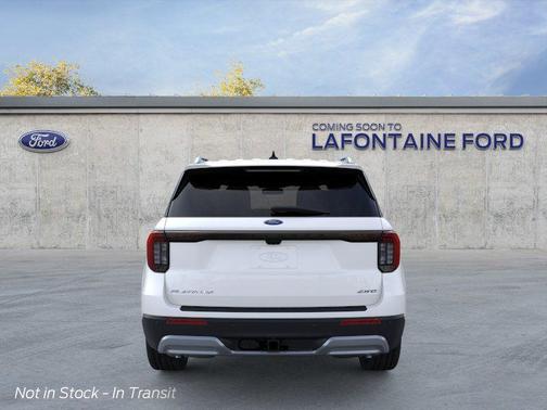 Star White Metallic Tri-Coat 2026 Ford Explorer Platinum