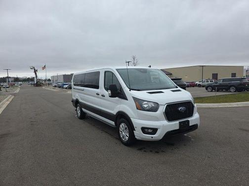 Oxford White 2024 Ford Transit-350 XLT
