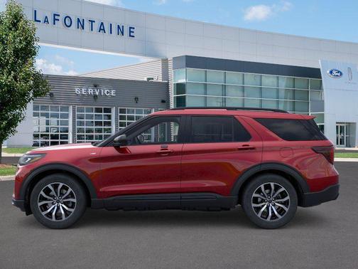 Red Metallic 2026 Ford Explorer ST-Line