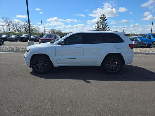 Bright White Clearcoat 2021 Jeep Grand Cherokee 80th Anniversary 4x4
