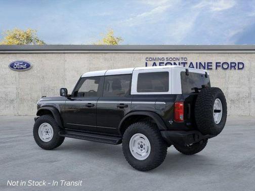 Shadow Black 2025 Ford Bronco Heritage Edition