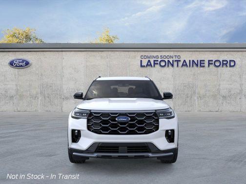 White 2026 Ford Explorer Platinum